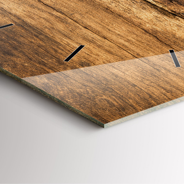 Square wall clock Spoons of spices