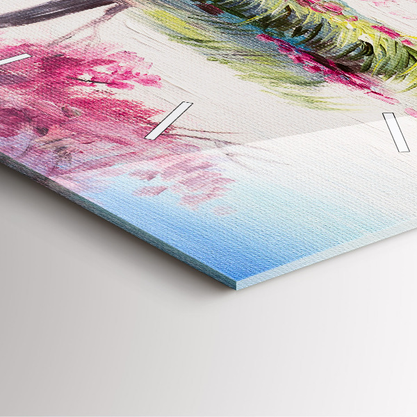 Square wall clock Tree Mosaic