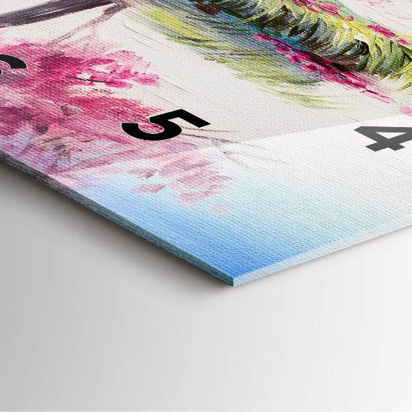 Square wall clock Tree Mosaic