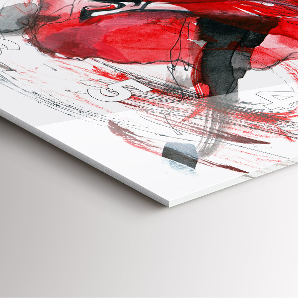 Square wall clock Dancing couple