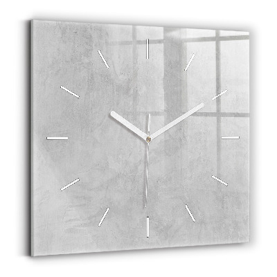 Square wall clock Stone wall