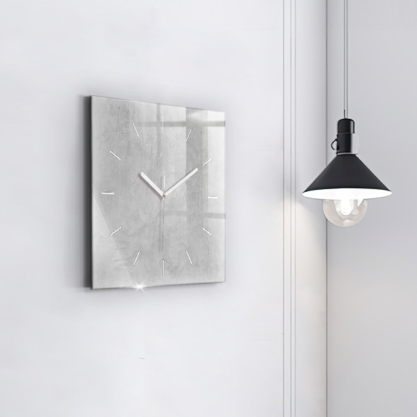 Square wall clock Stone wall
