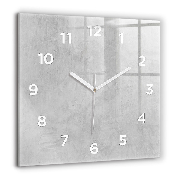 Square wall clock Stone wall