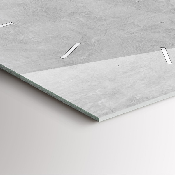 Square wall clock Stone wall