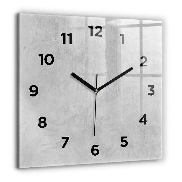 Square wall clock Stone wall