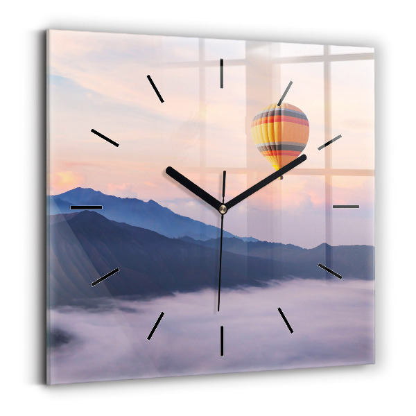 Square wall clock Beautiful Landscape