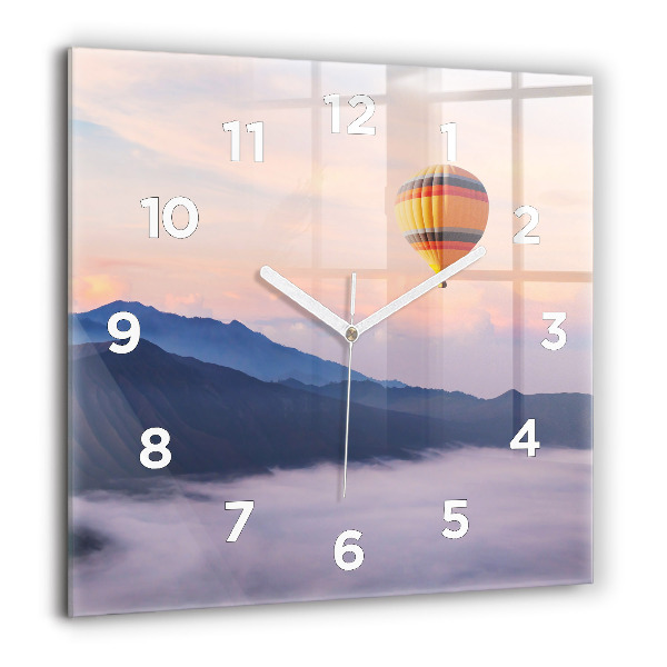 Square wall clock Beautiful Landscape
