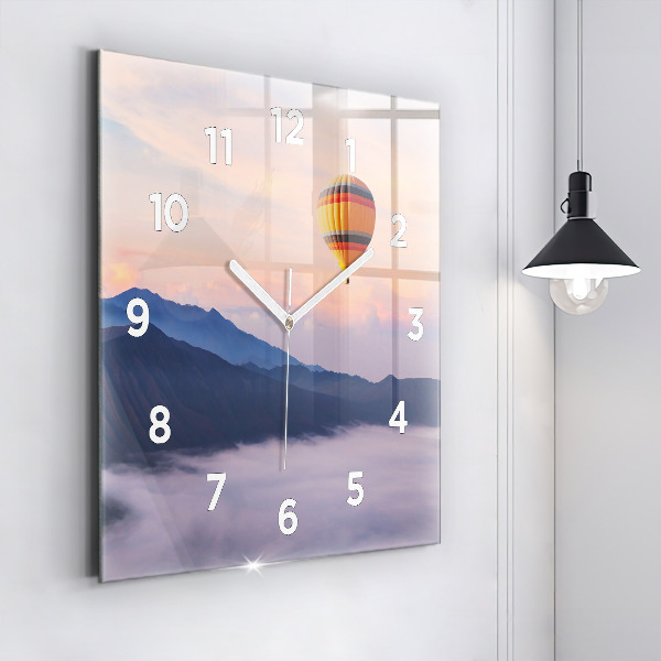 Square wall clock Beautiful Landscape