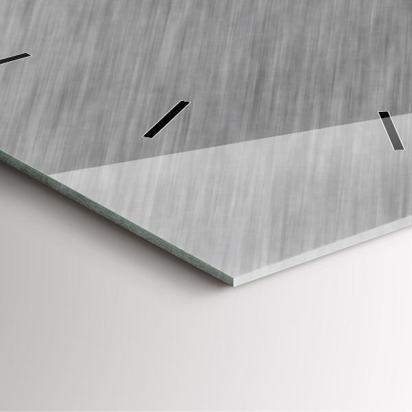 Square wall clock Metal wall