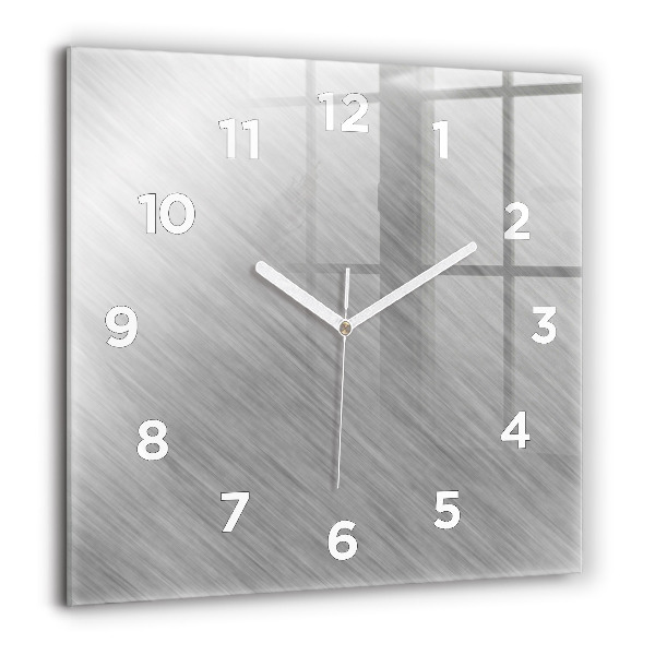 Square wall clock Metal wall