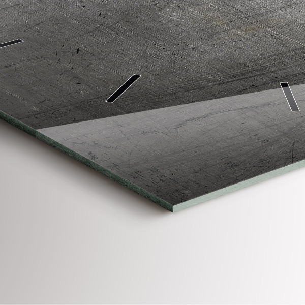 Square wall clock Metal wall