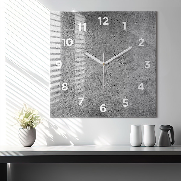 Square wall clock Industrial wall