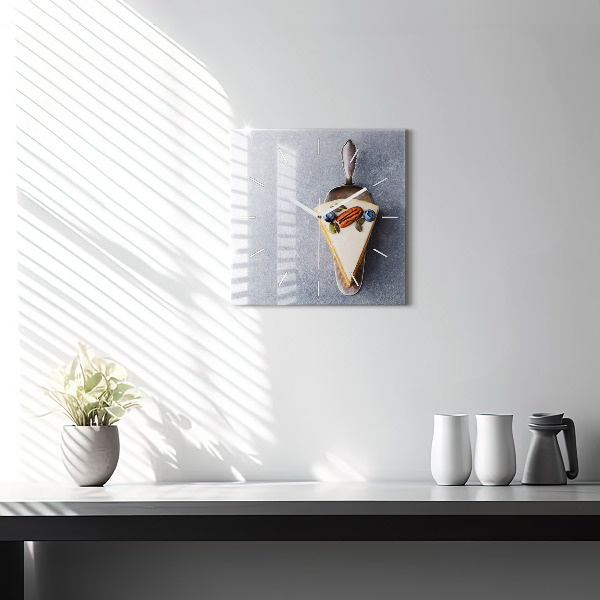 Square wall clock A piece of cake