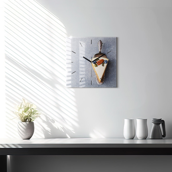 Square wall clock A piece of cake