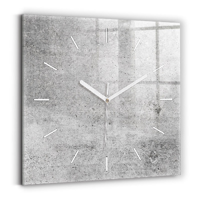 Square wall clock Raw wall
