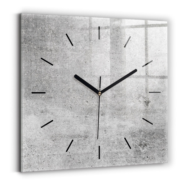 Square wall clock Raw wall