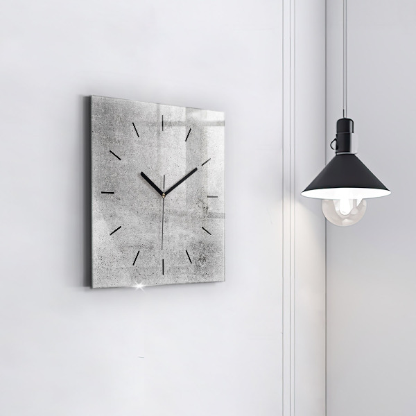 Square wall clock Raw wall