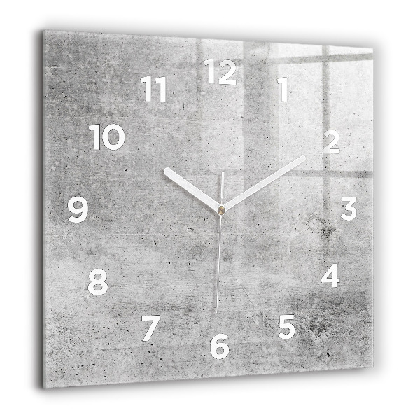 Square wall clock Raw wall