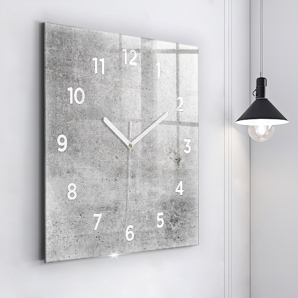 Square wall clock Raw wall