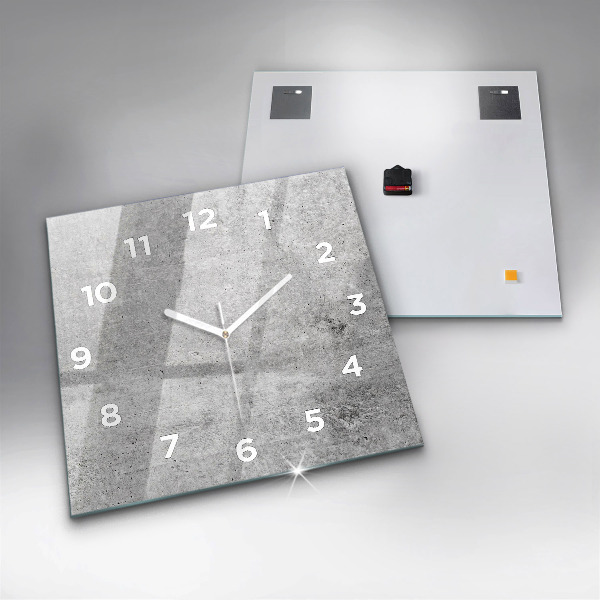 Square wall clock Raw wall