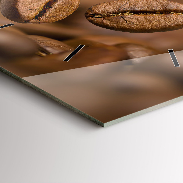 Square wall clock Abstract colors