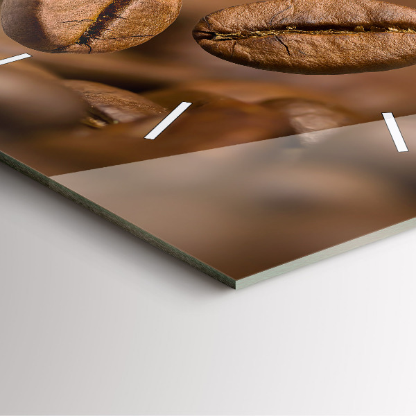 Square wall clock Abstract colors