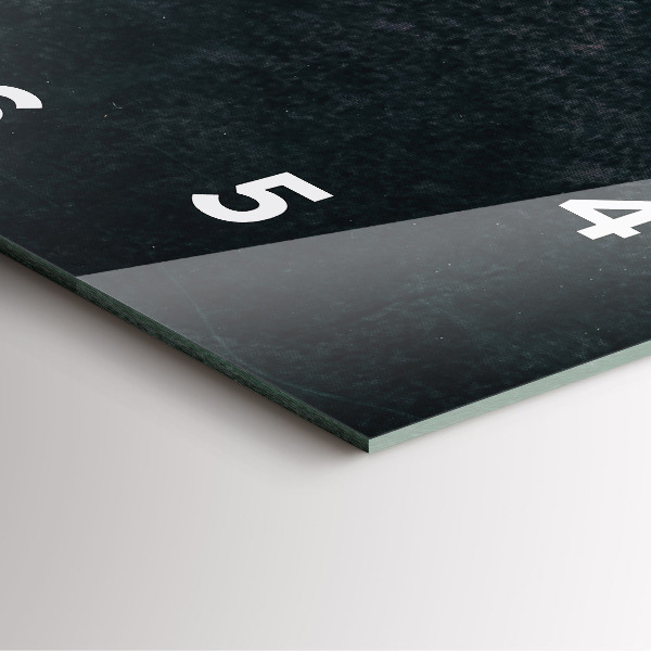 Square wall clock Coffee beans