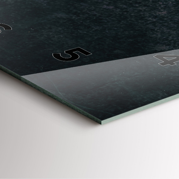 Square wall clock Coffee beans