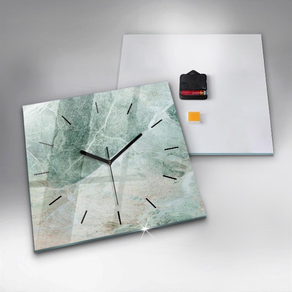 Square wall clock Marble Stone Texture