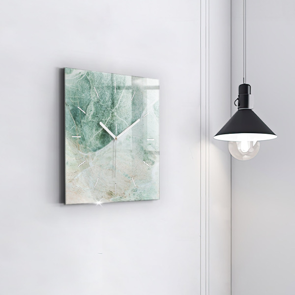 Square wall clock Marble Stone Texture