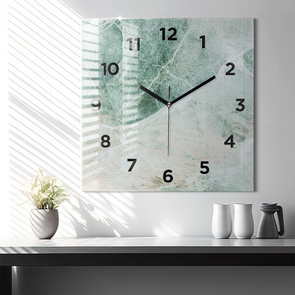 Square wall clock Marble Stone Texture