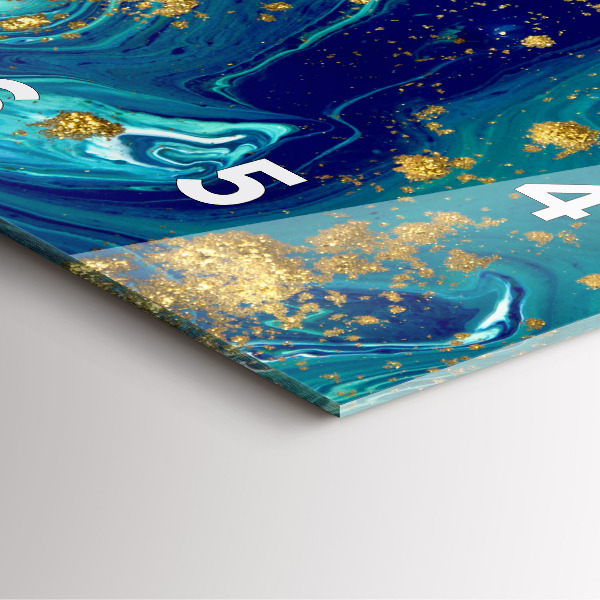 Square wall clock Modern abstraction