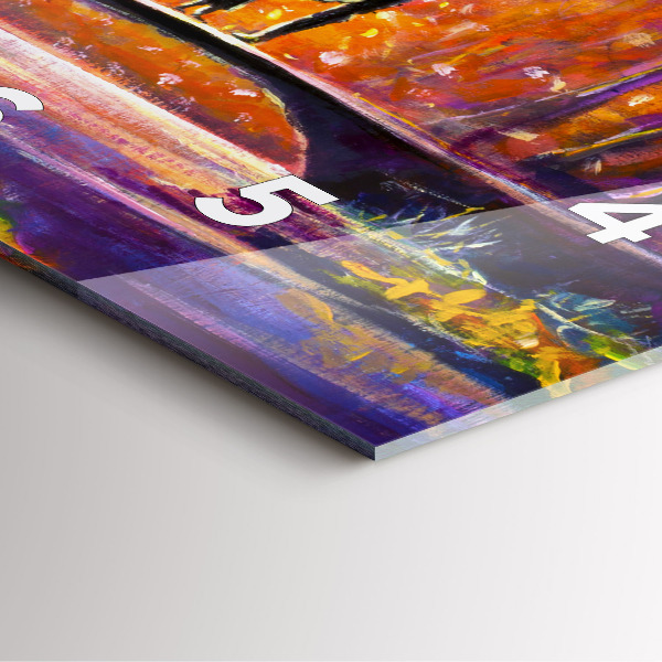 Square wall clock Couple in the forest