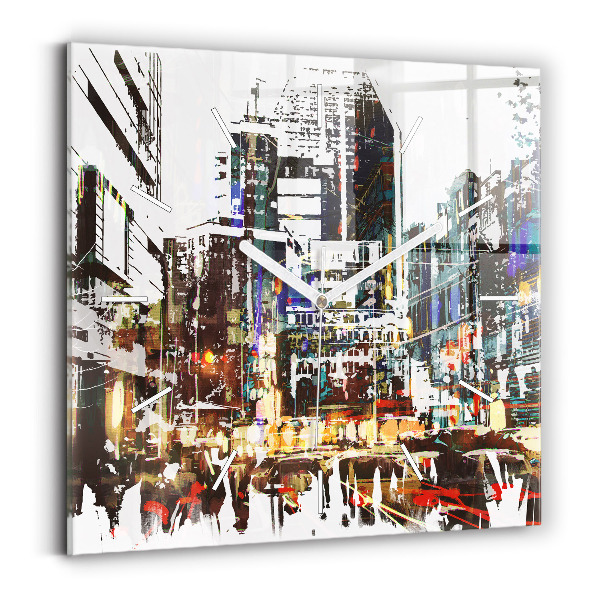 Square wall clock New York City