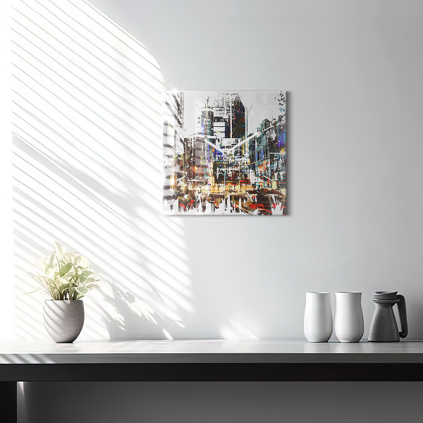 Square wall clock New York City