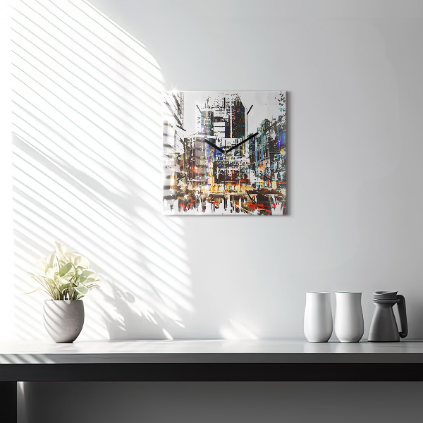 Square wall clock New York City