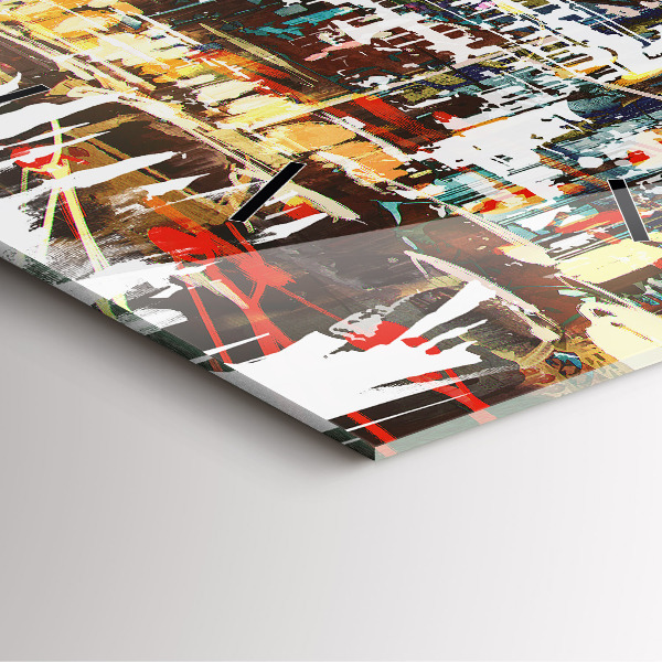 Square wall clock New York City