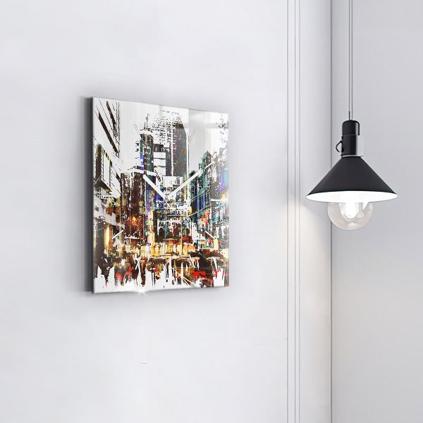 Square wall clock New York City