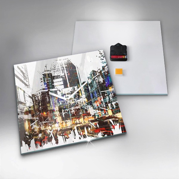 Square wall clock New York City