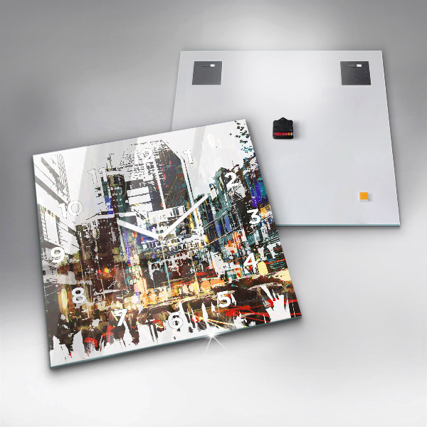 Square wall clock New York City