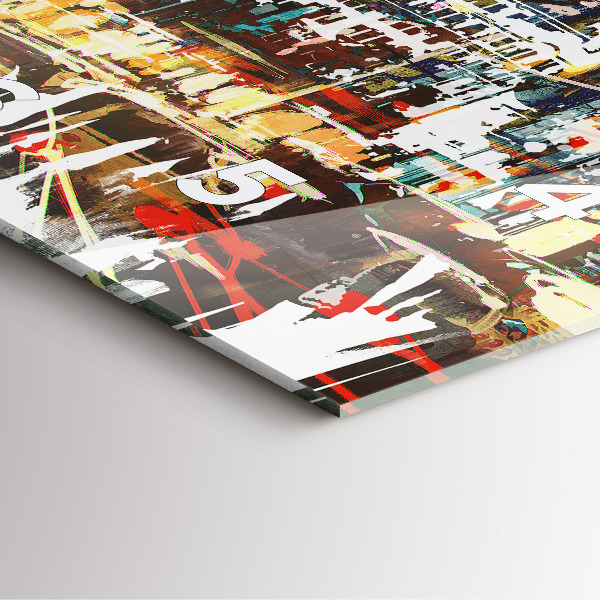 Square wall clock New York City