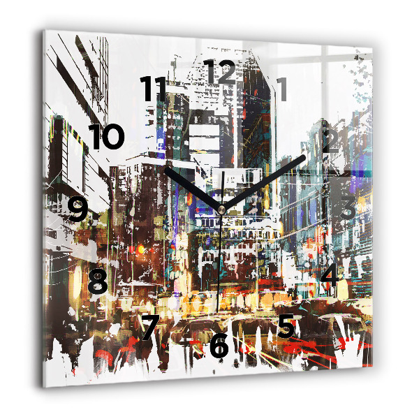 Square wall clock New York City