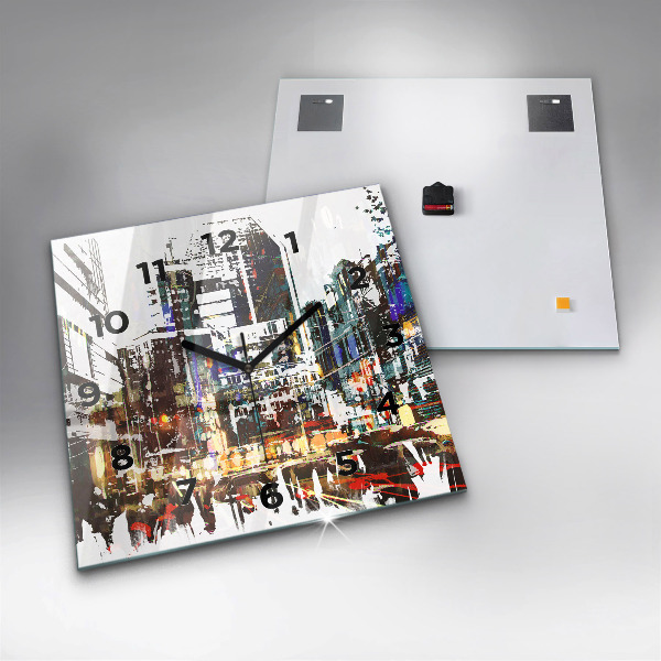 Square wall clock New York City