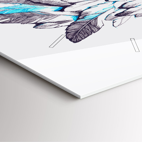 Square wall clock Imitation of bird wings