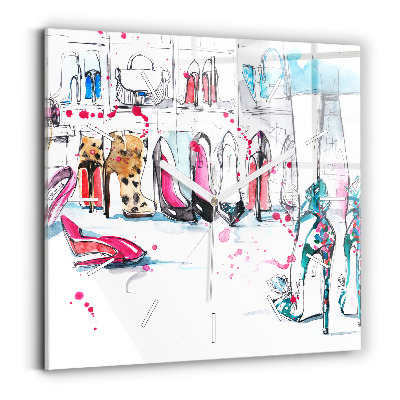 Square wall clock The element of femininity