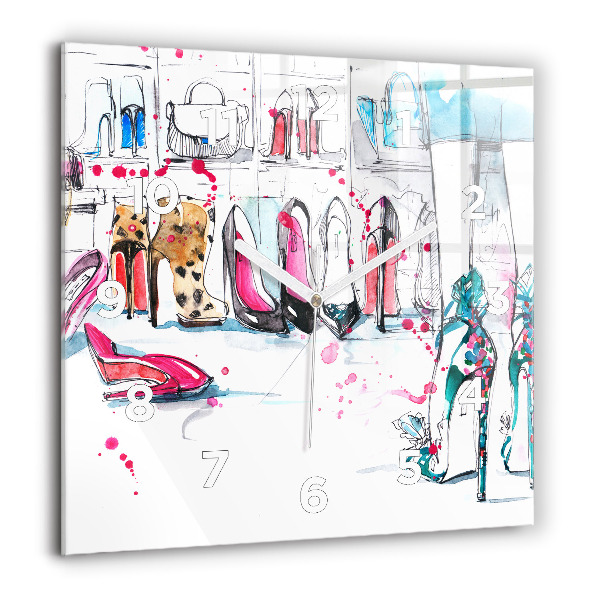 Square wall clock The element of femininity