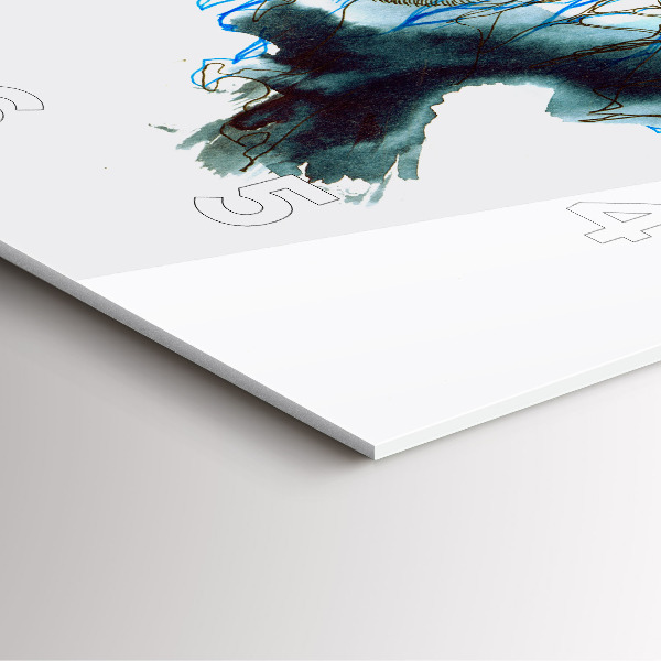 Square wall clock Freedom and nature of birds