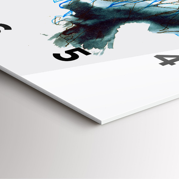 Square wall clock Freedom and nature of birds