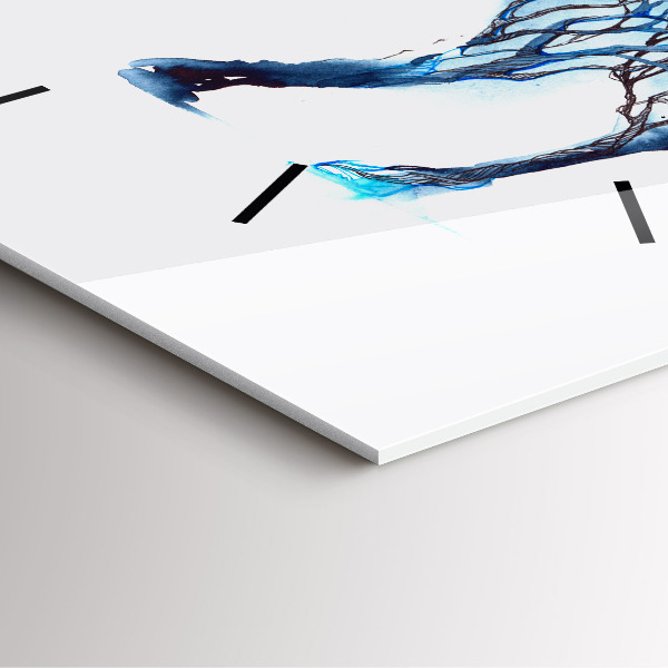 Square wall clock Nature of the animal