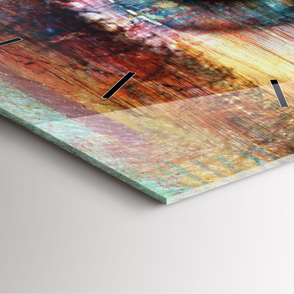 Square wall clock Street Art Eye